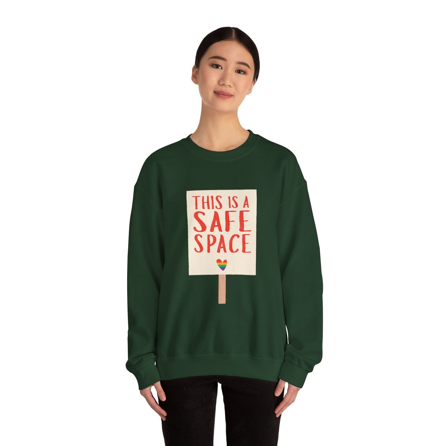 Safe Space | Unisex Heavy Blend™ Crewneck Sweatshirt