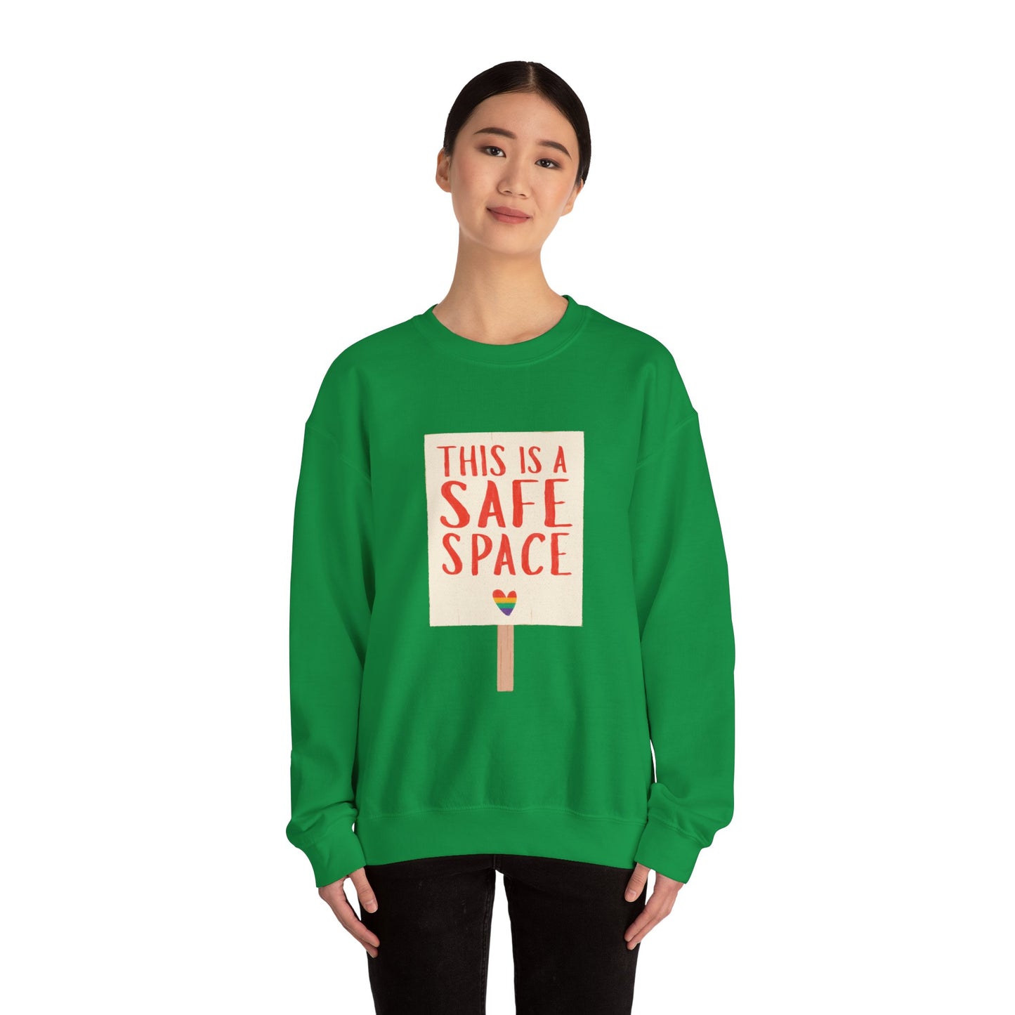 Safe Space | Unisex Heavy Blend™ Crewneck Sweatshirt