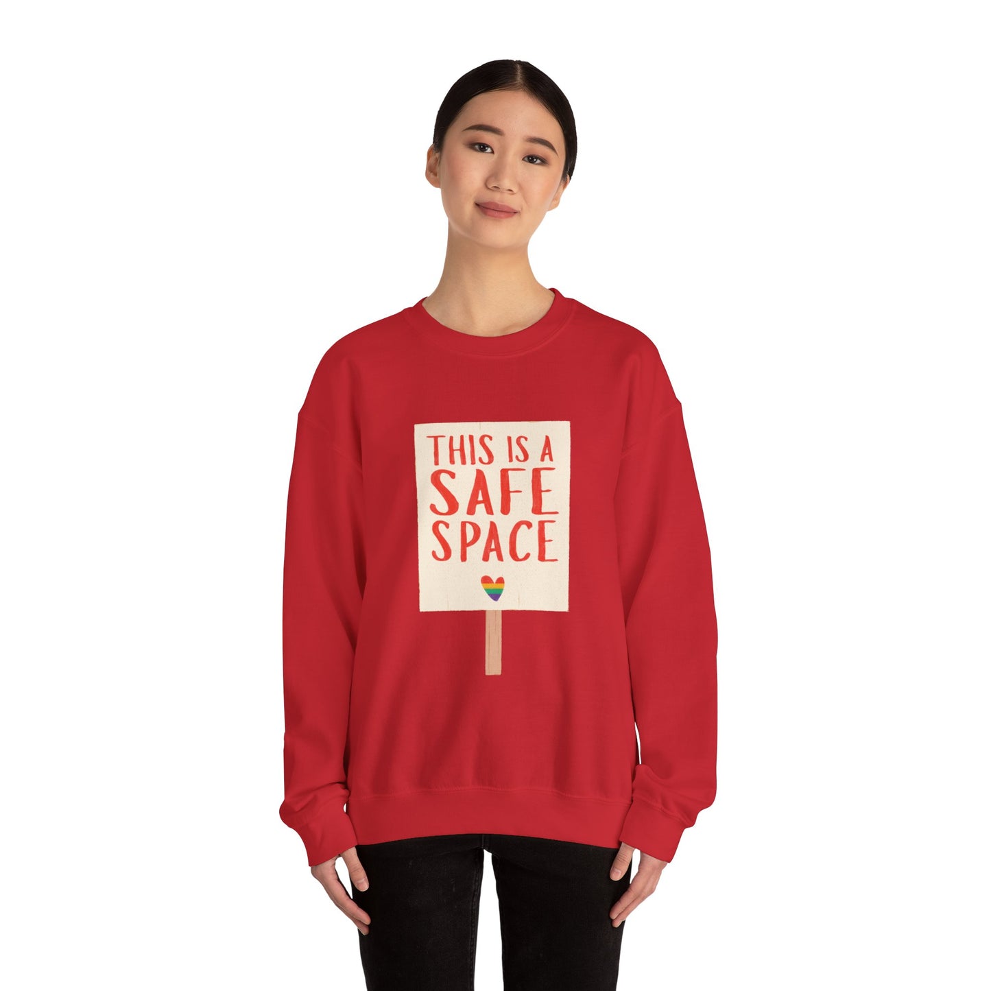 Safe Space | Unisex Heavy Blend™ Crewneck Sweatshirt