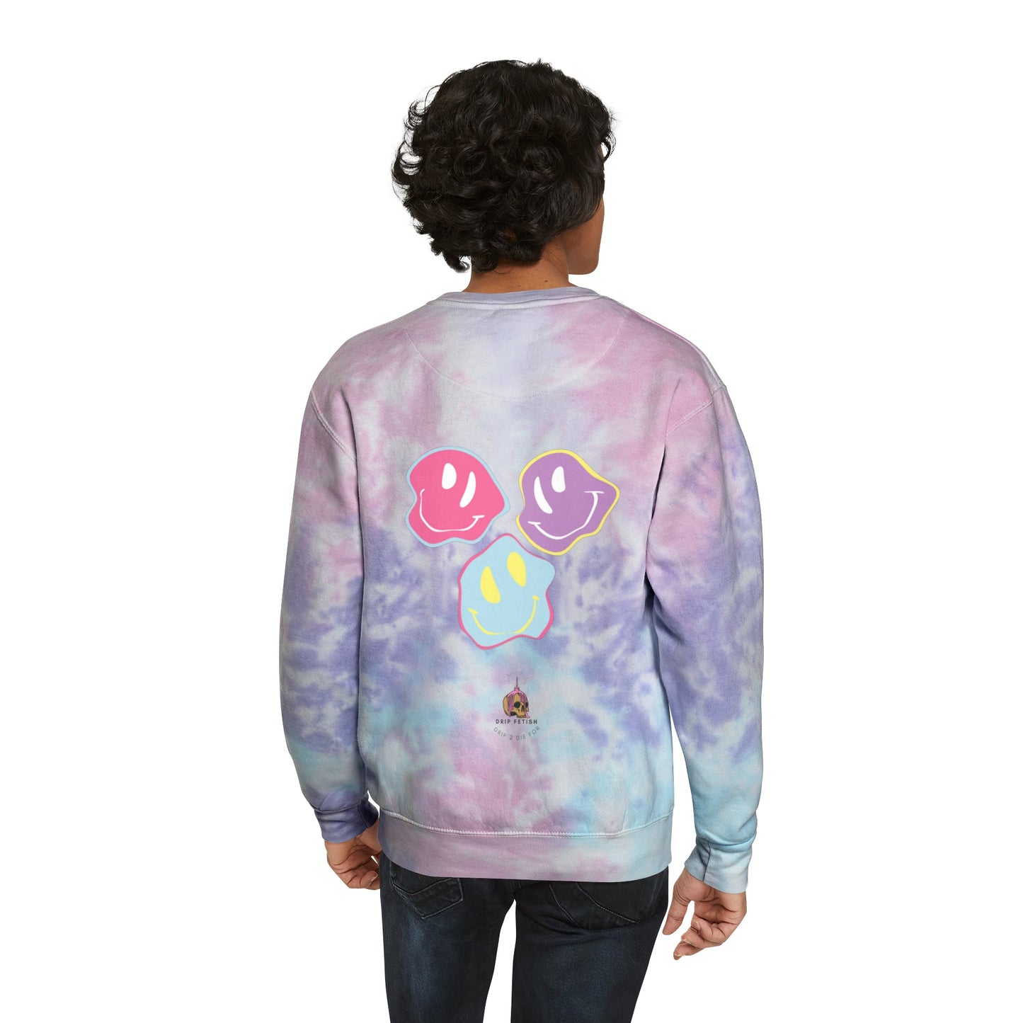 Manifest it - Unisex Tie-Dye Sweatshirt