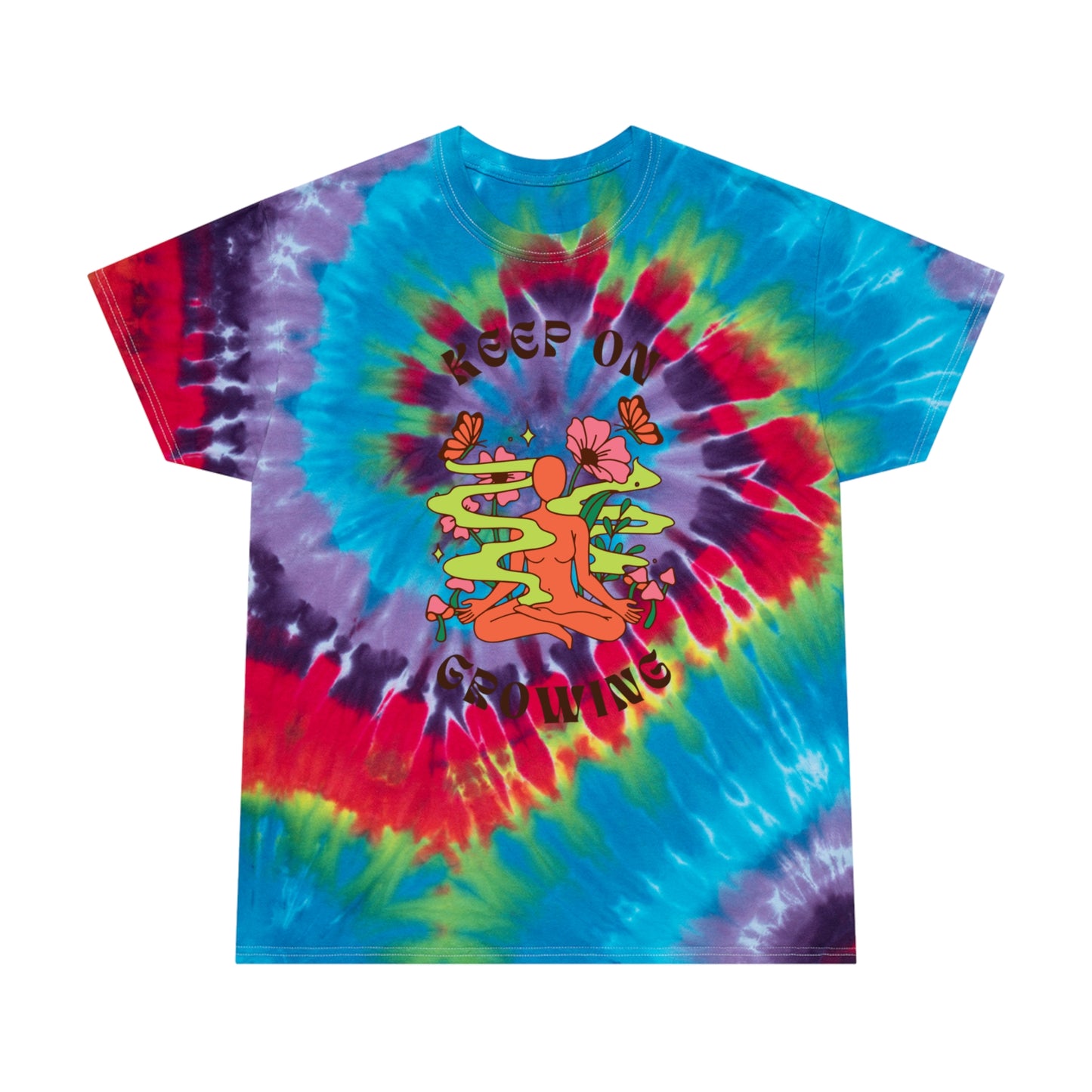 Keep Growing - Tie-Dye Tee, Spiral