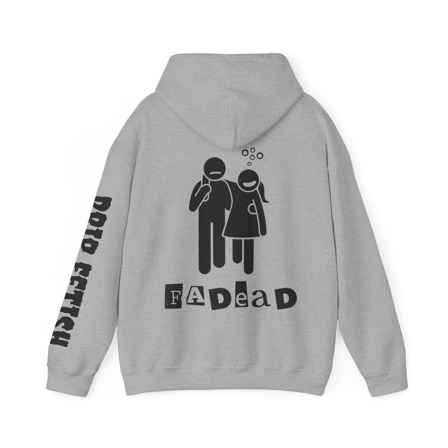 Her&Him Faded | Unisex Heavy Blend™ Hooded Sweatshirt