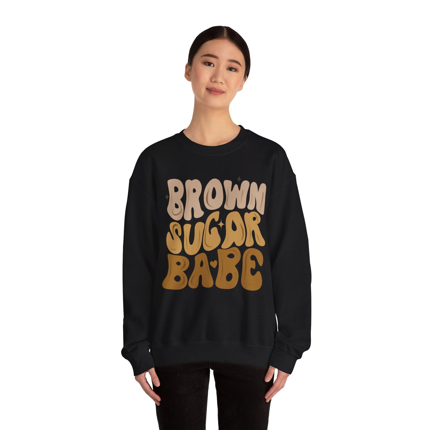 Brown Sugar Babe - Unisex Heavy Blend™ Crewneck Sweatshirt