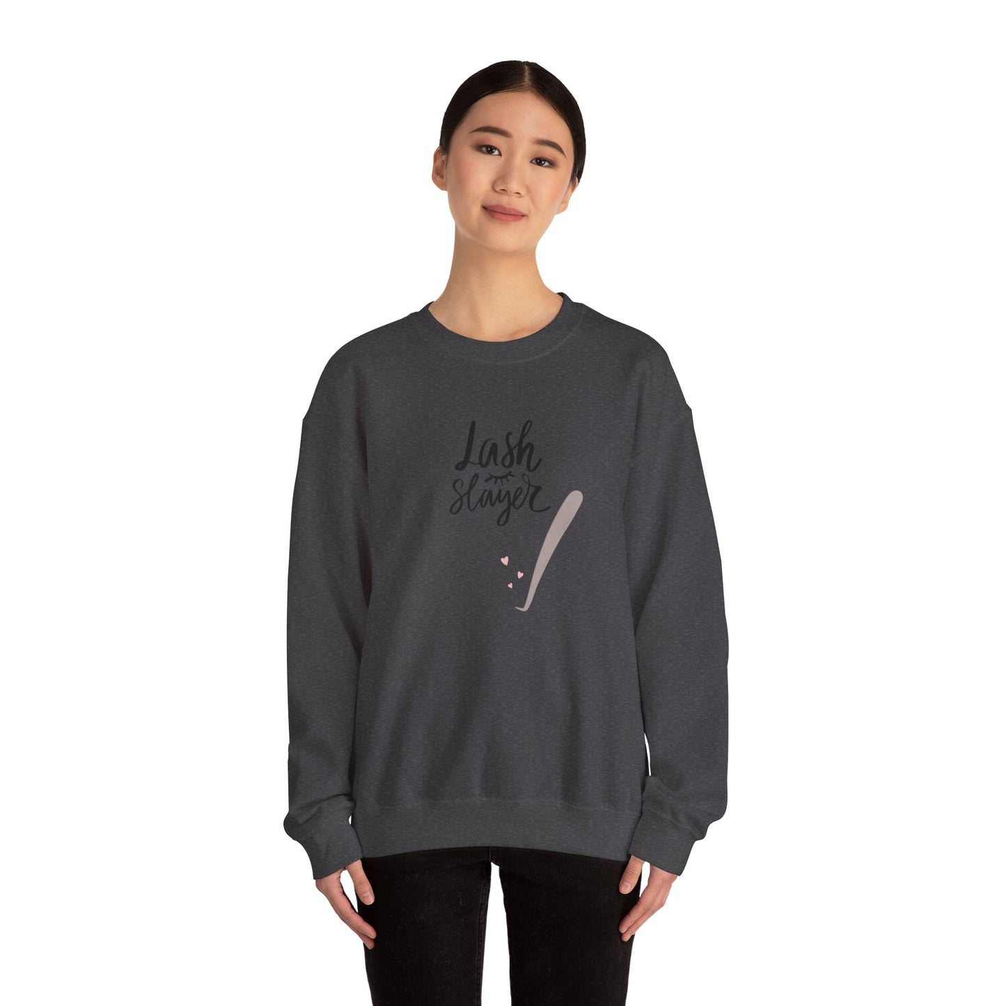 Lash Slayer | Unisex Heavy Blend™ Crewneck Sweatshirt