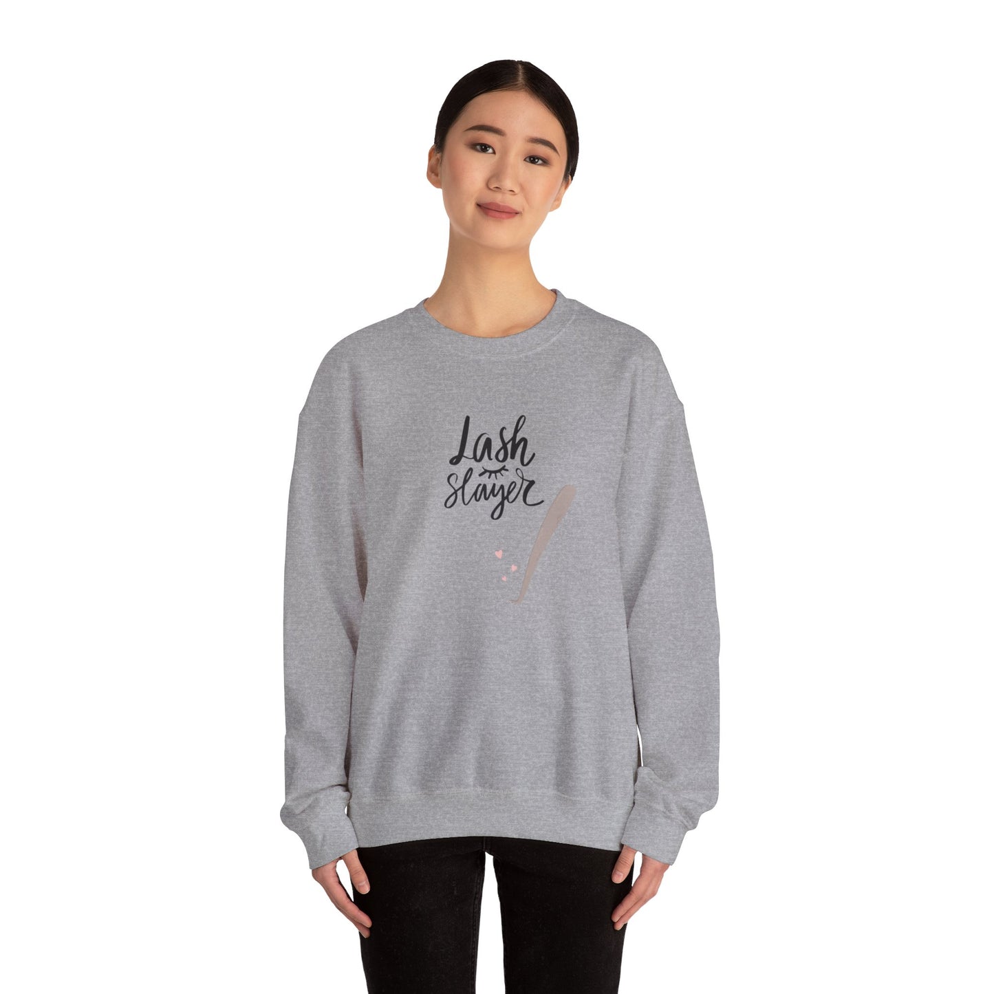 Lash Slayer | Unisex Heavy Blend™ Crewneck Sweatshirt