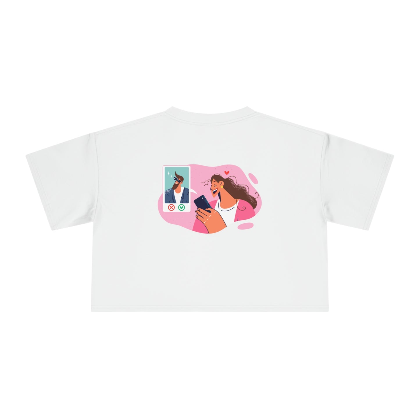 Right Swipe | Tinder - Women's Crop Tee