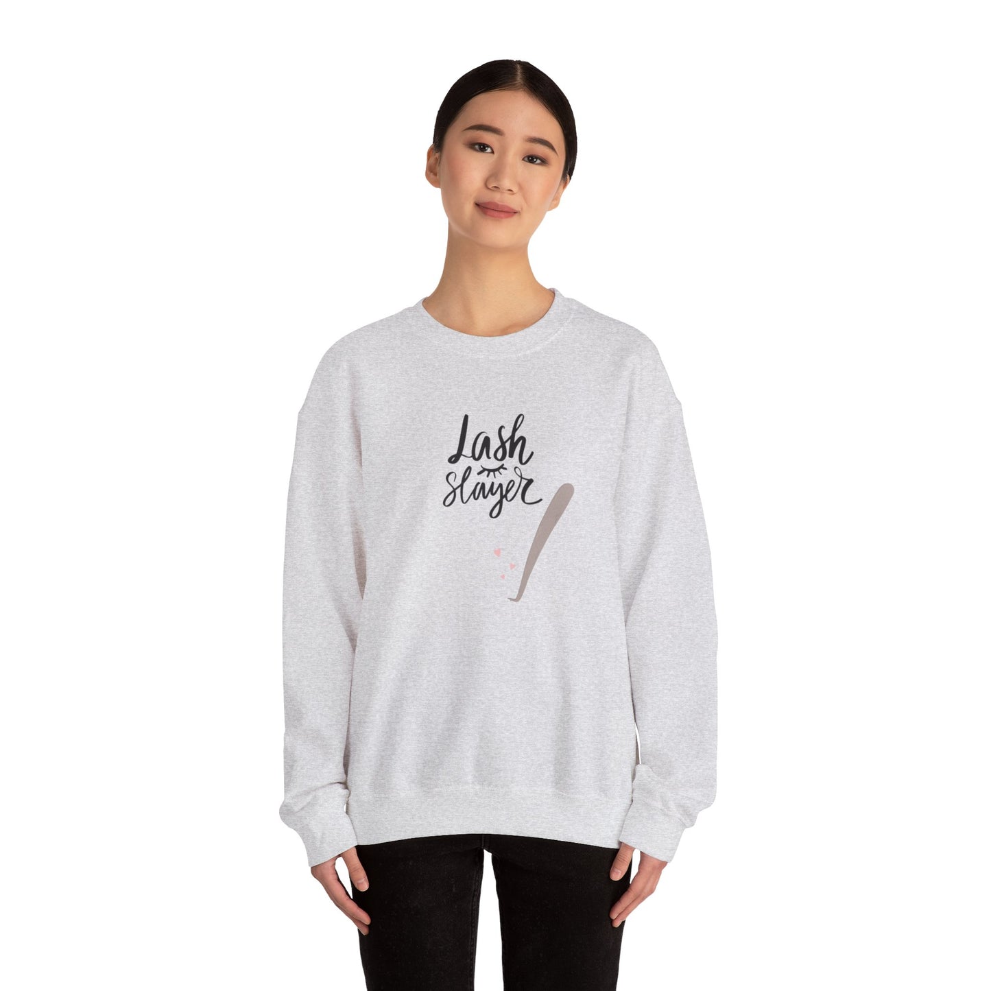 Lash Slayer | Unisex Heavy Blend™ Crewneck Sweatshirt