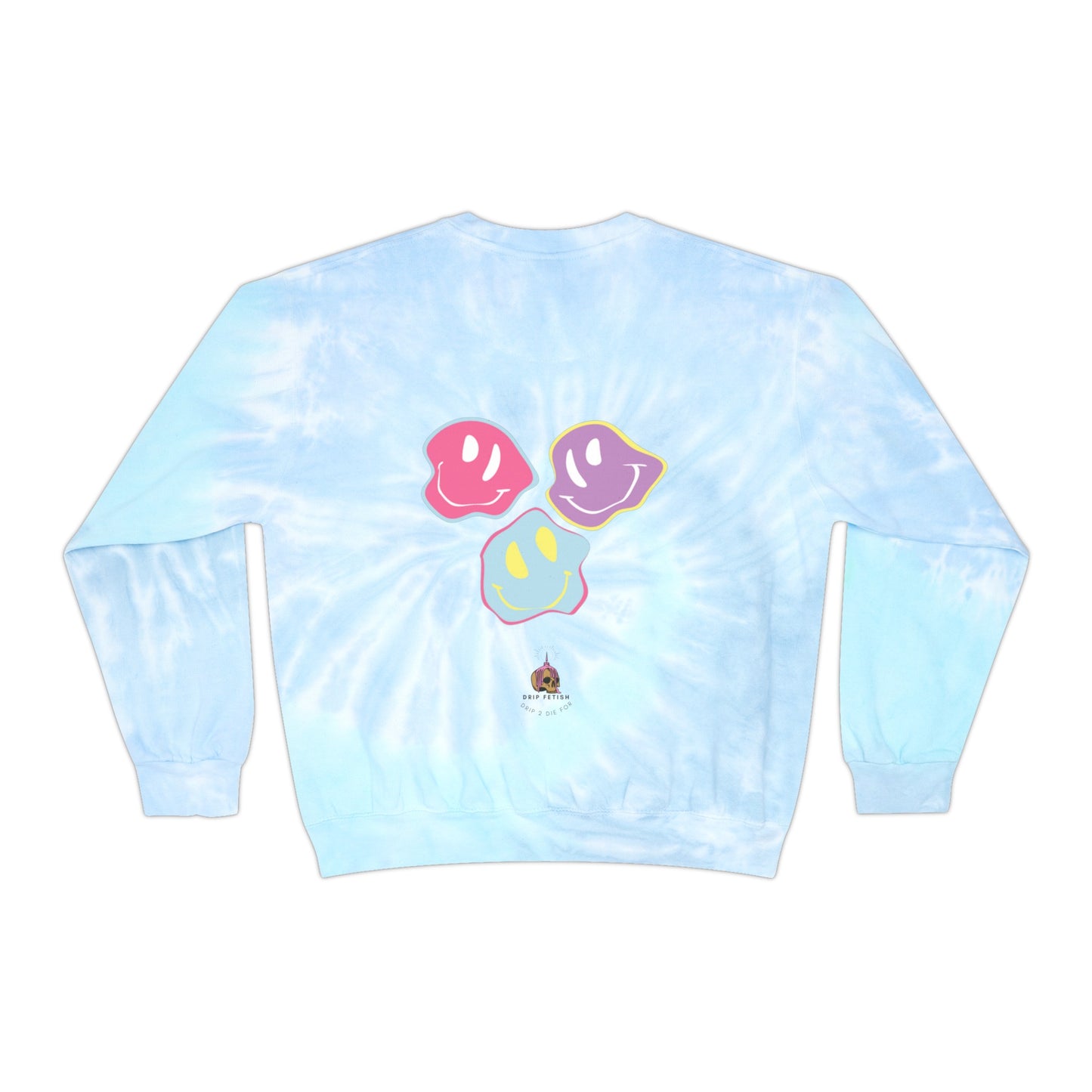 Manifest it - Unisex Tie-Dye Sweatshirt