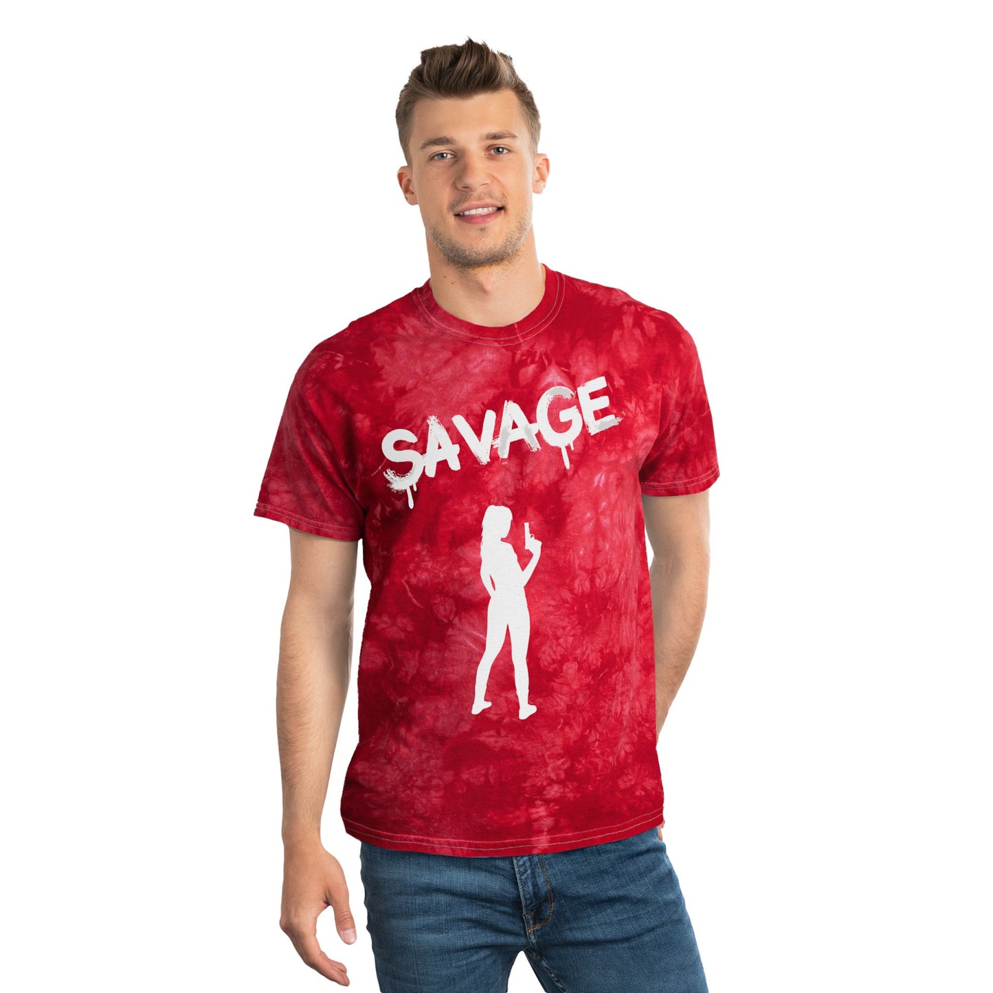 Savage | Tie-Dye Tee, Crystal