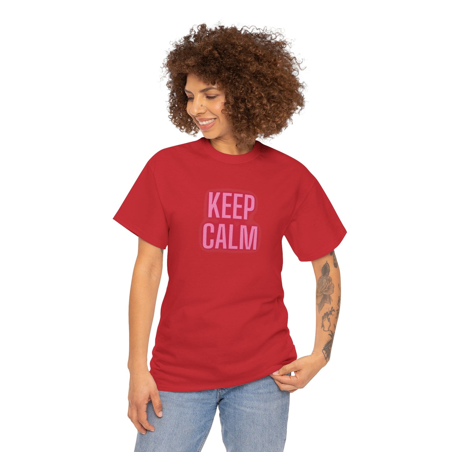 Keep Calm - Unisex Heavy Cotton Tee