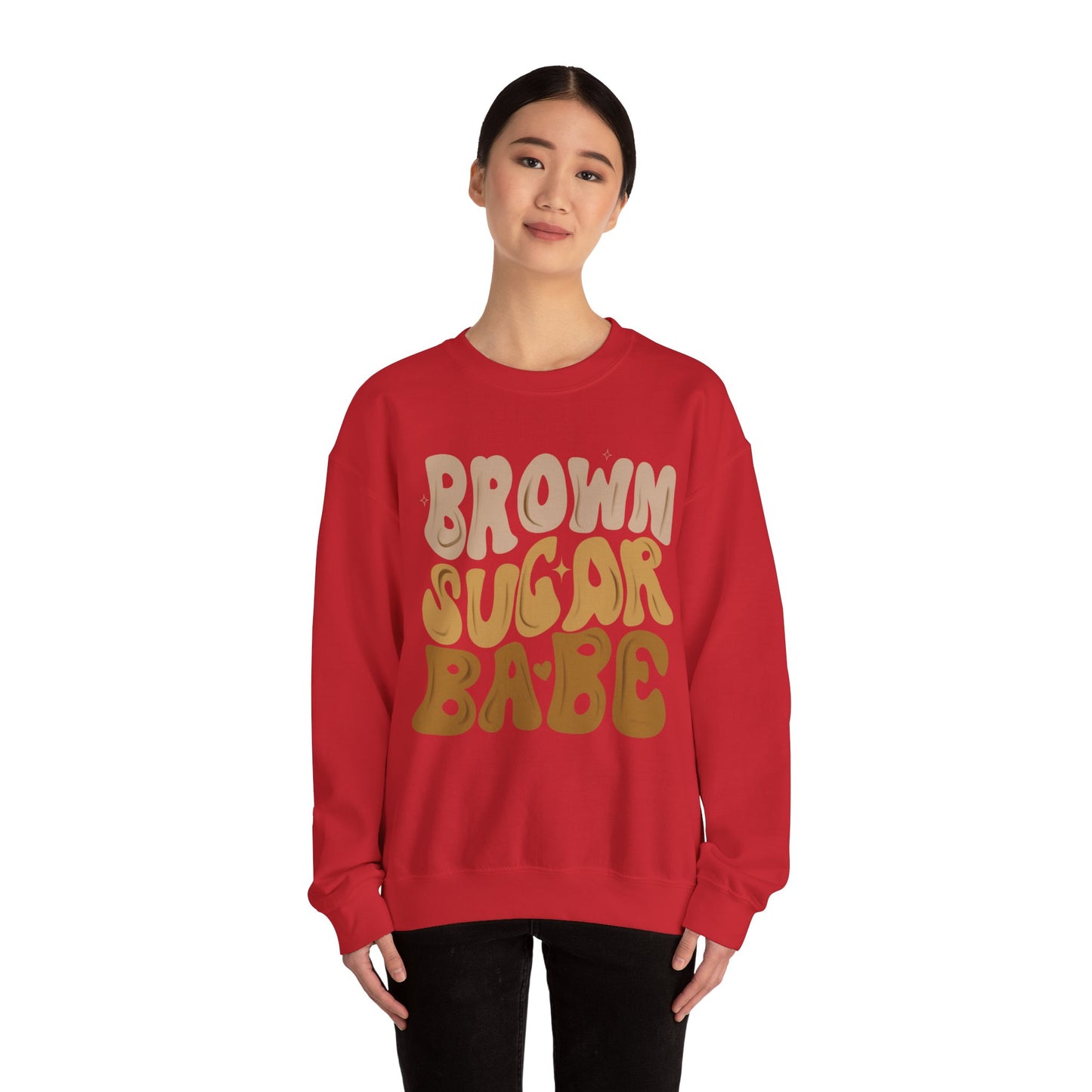 Brown Sugar Babe - Unisex Heavy Blend™ Crewneck Sweatshirt