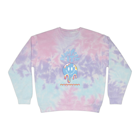 Manifest it - Unisex Tie-Dye Sweatshirt