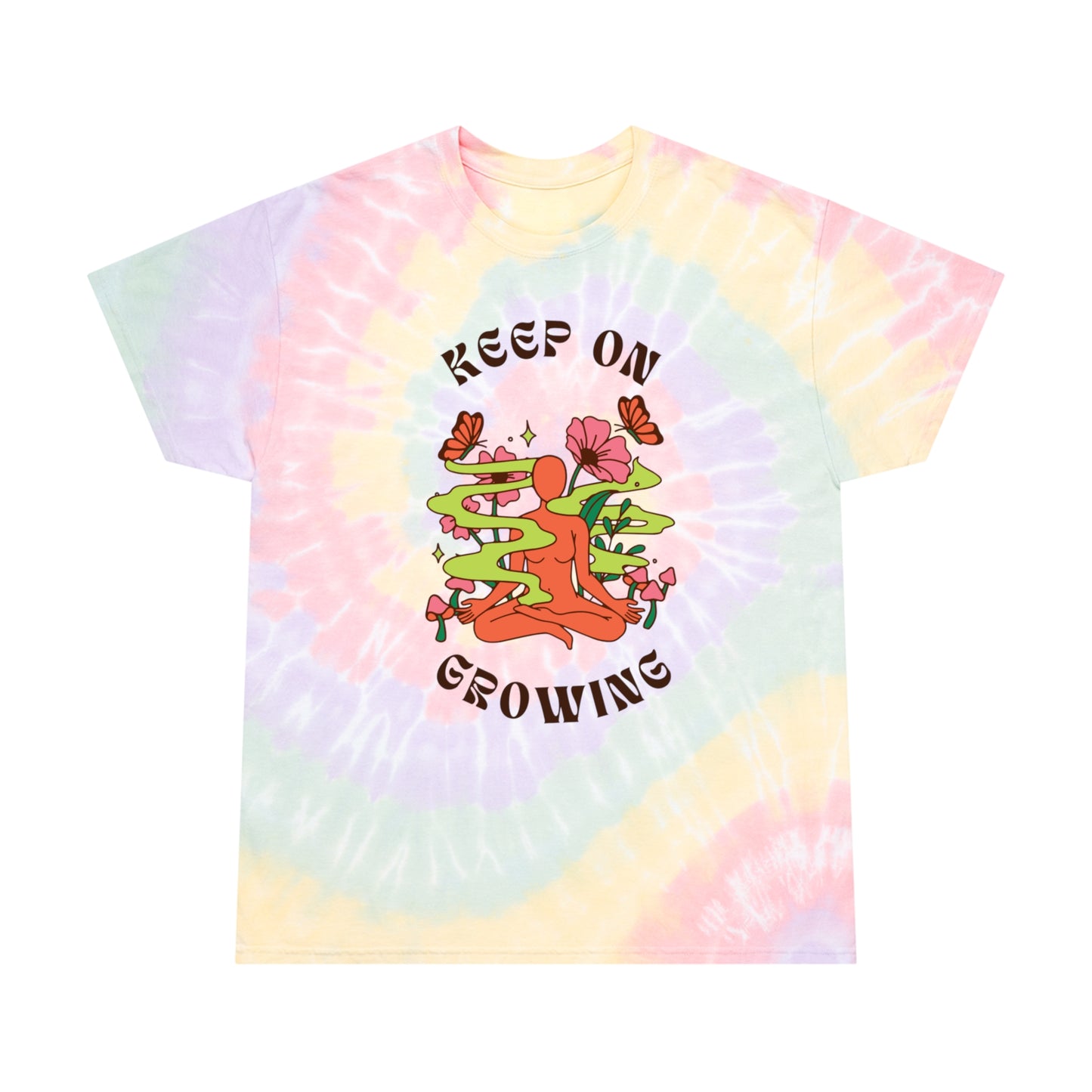 Keep Growing - Tie-Dye Tee, Spiral