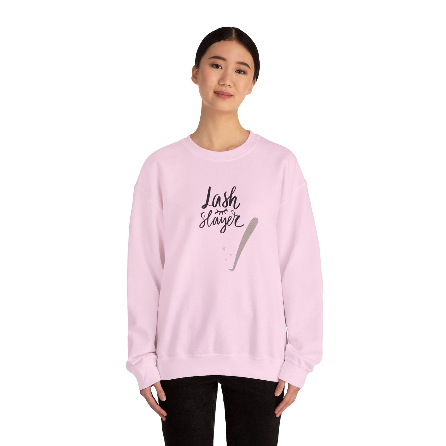 Lash Slayer | Unisex Heavy Blend™ Crewneck Sweatshirt