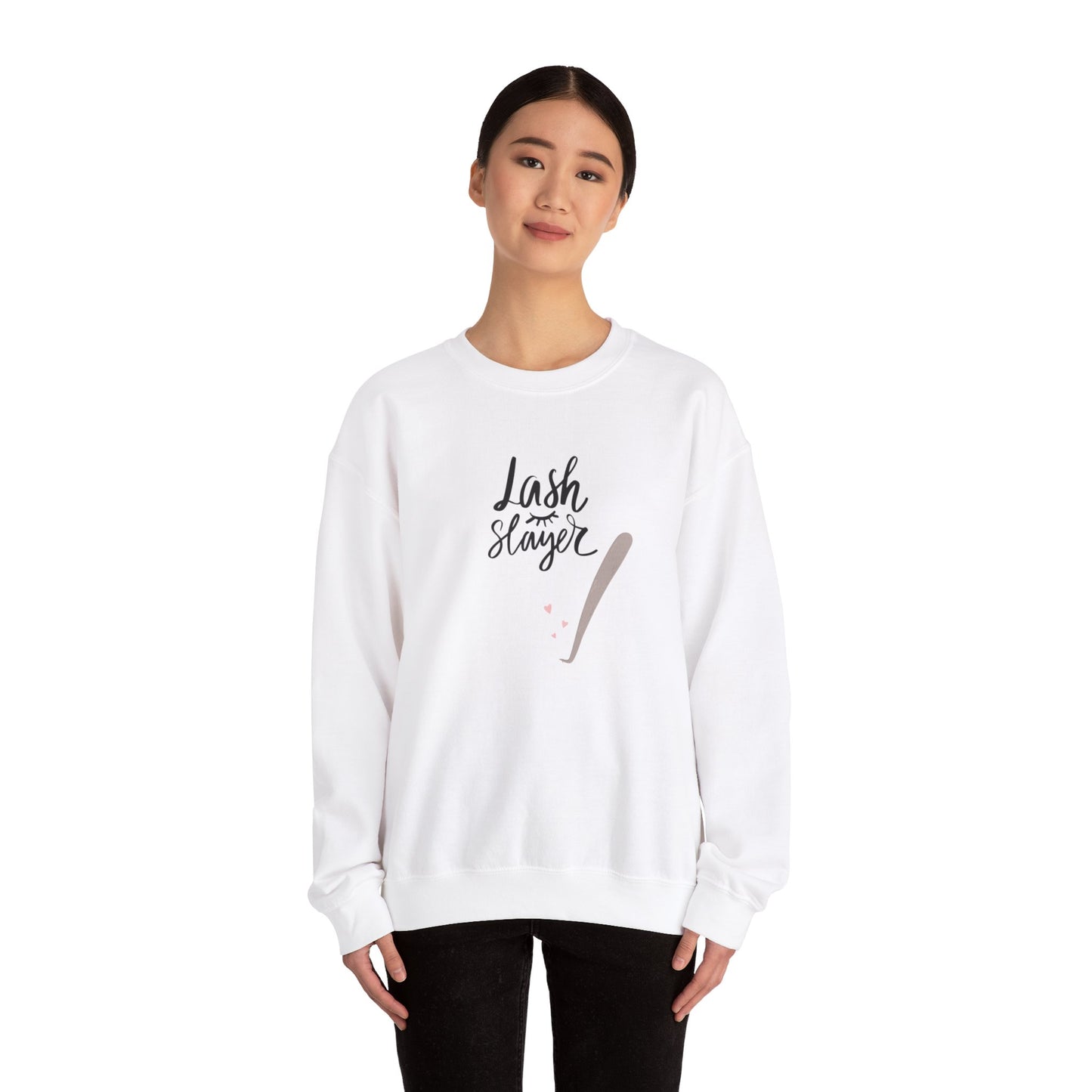 Lash Slayer | Unisex Heavy Blend™ Crewneck Sweatshirt