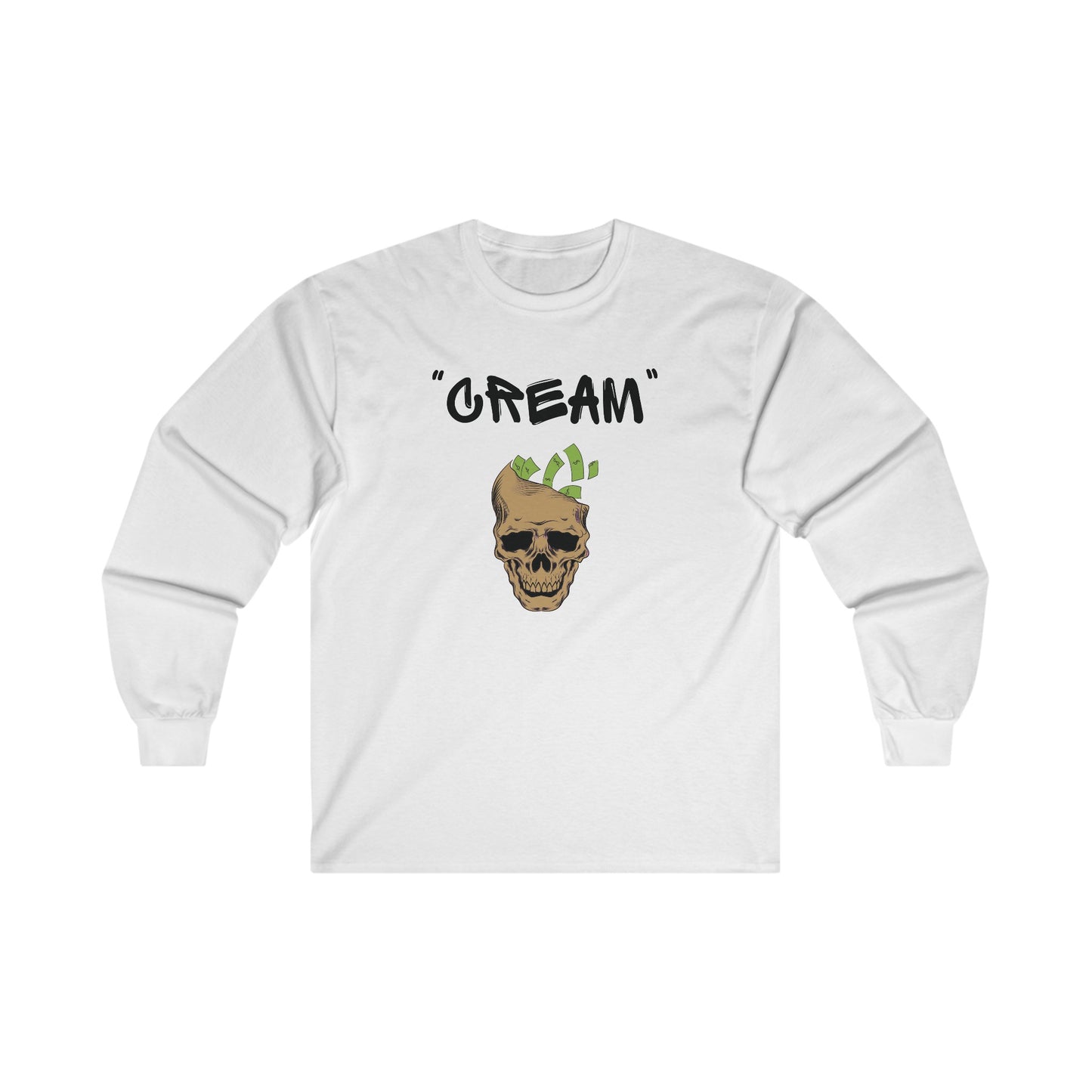 CREAM - Ultra Cotton Long Sleeve Tee