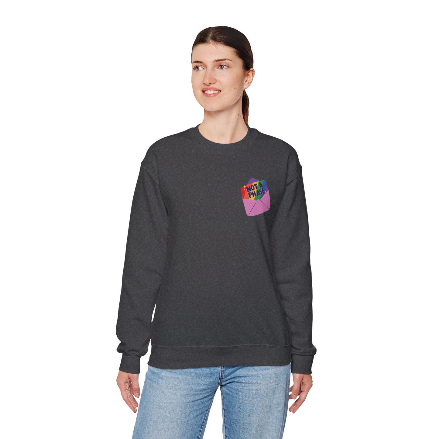 Not a Phase - Unisex Heavy Blend™ Crewneck Sweatshirt