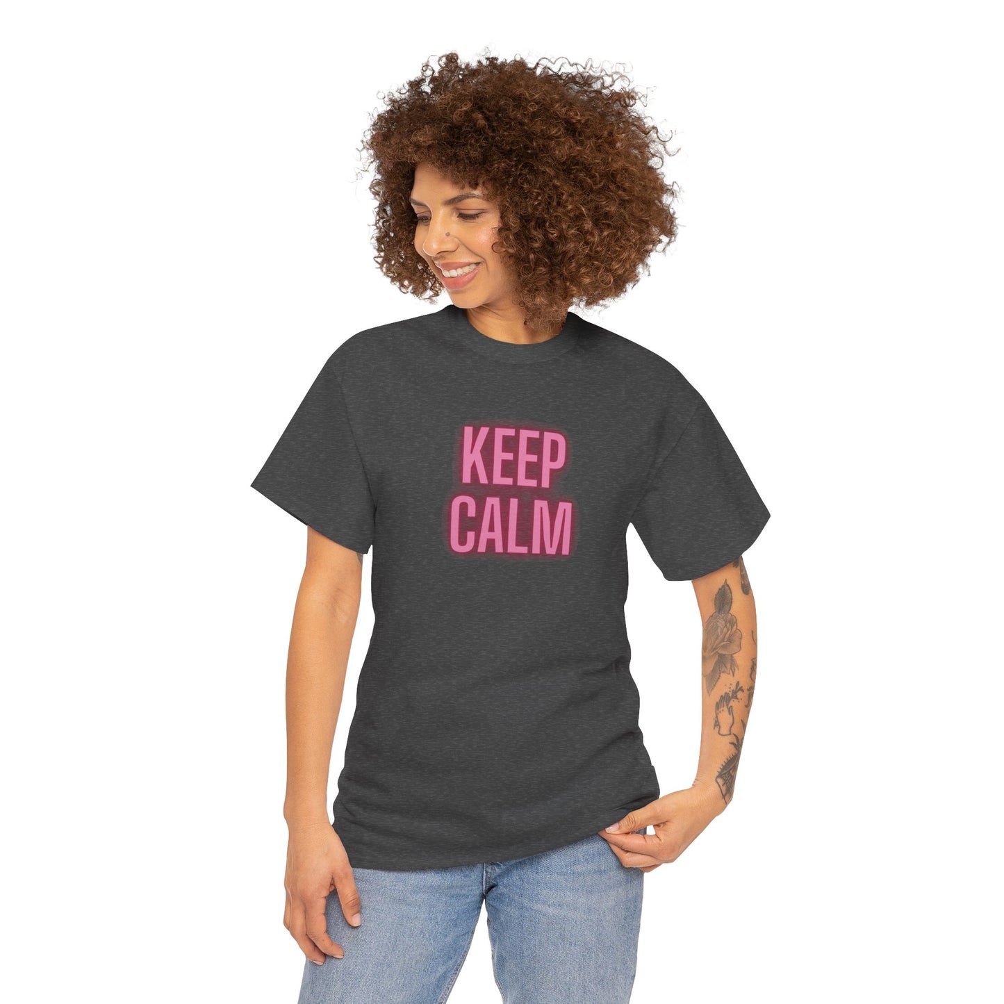 Keep Calm - Unisex Heavy Cotton Tee