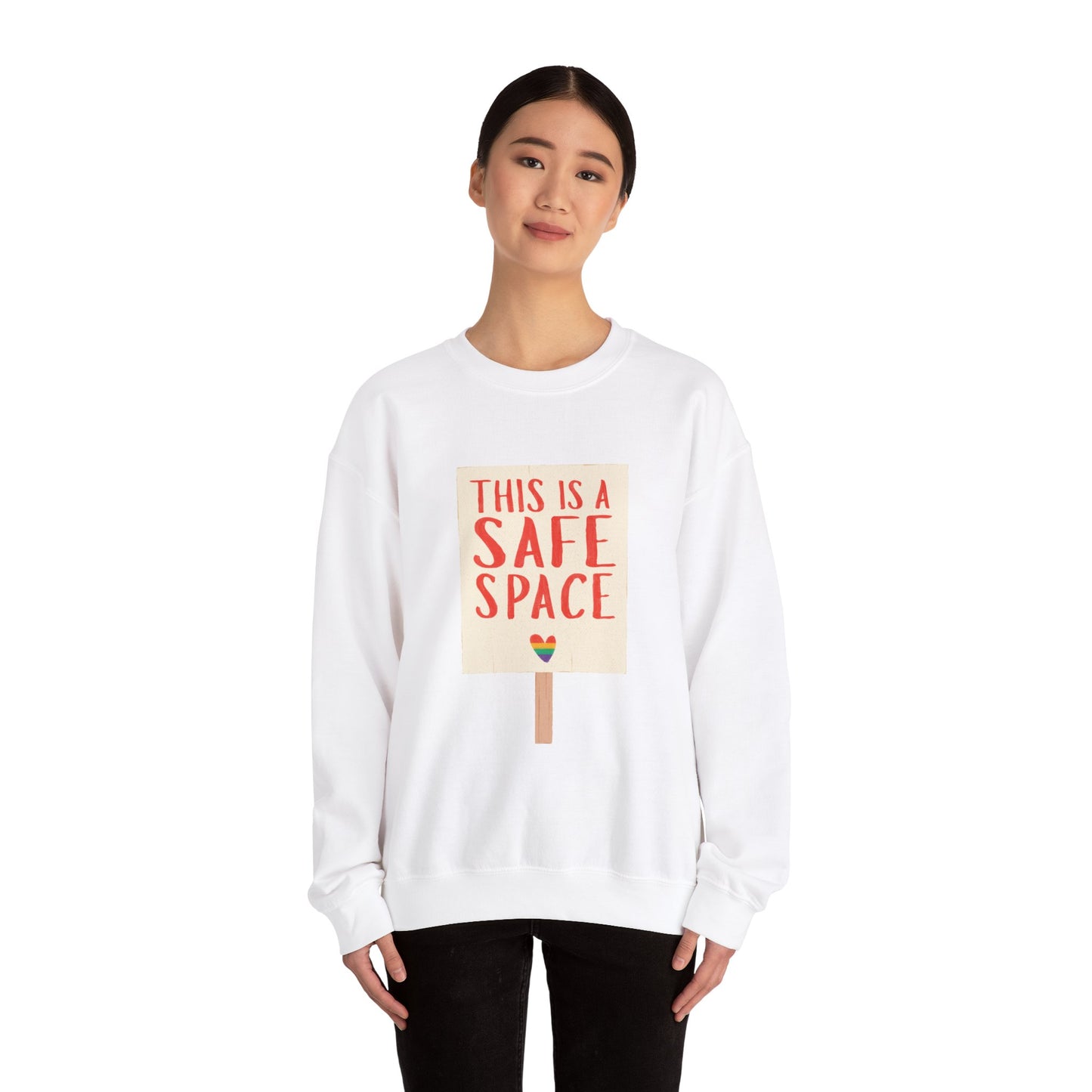 Safe Space | Unisex Heavy Blend™ Crewneck Sweatshirt