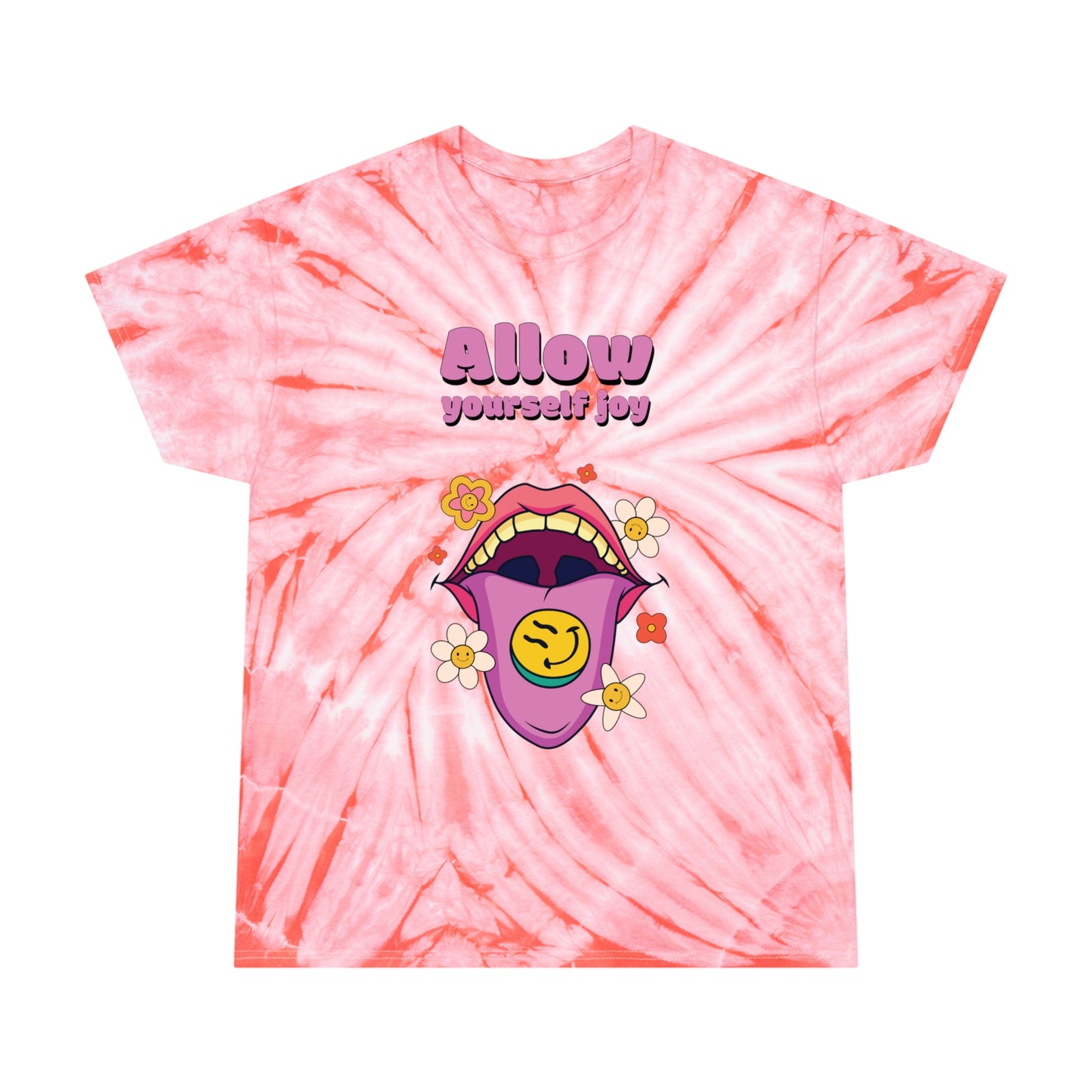 Allow Yourself Joy - Tie-Dye Tee, Cyclone