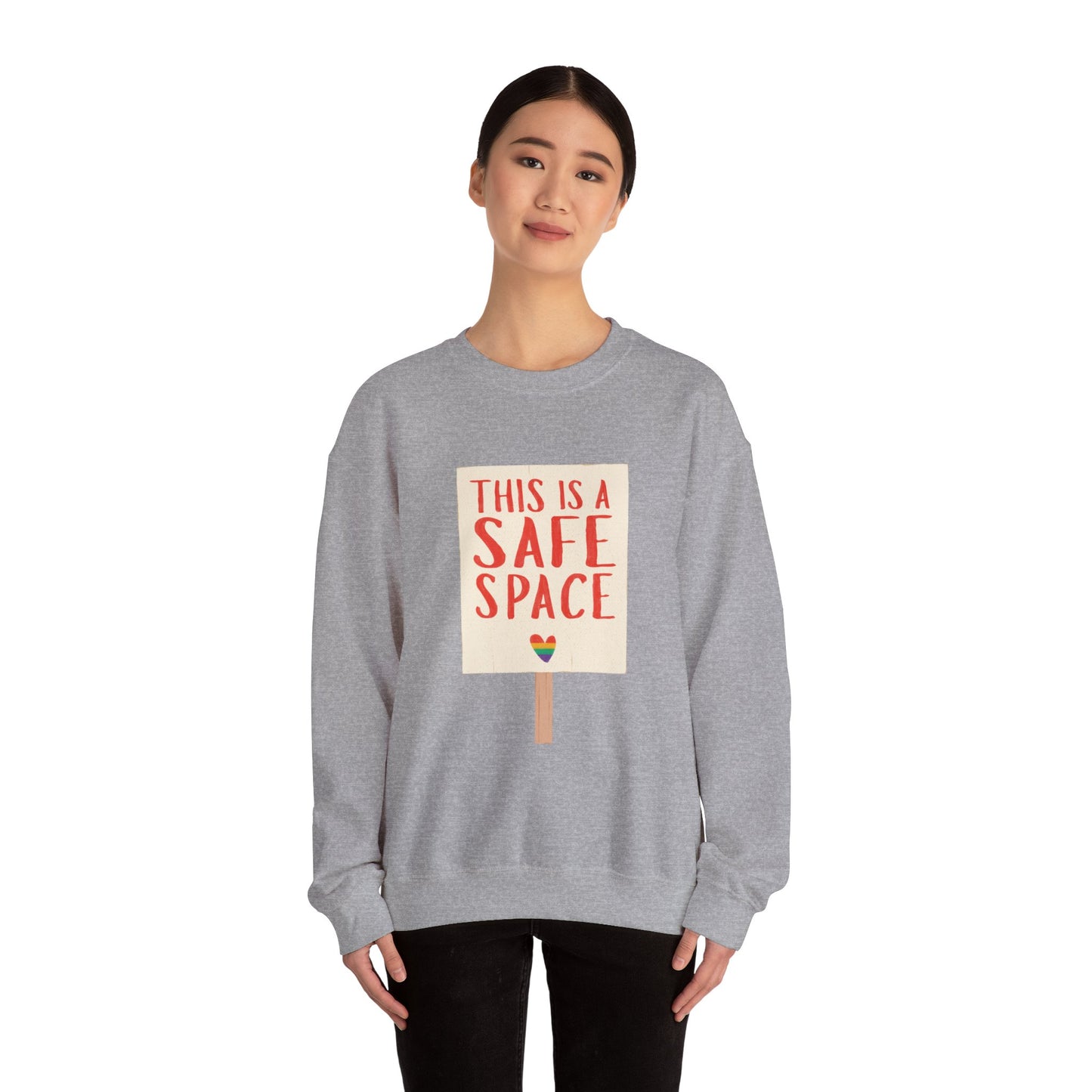 Safe Space | Unisex Heavy Blend™ Crewneck Sweatshirt