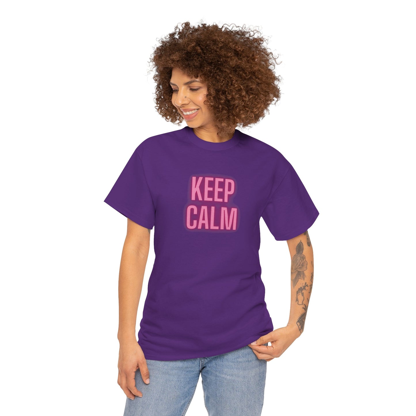 Keep Calm - Unisex Heavy Cotton Tee