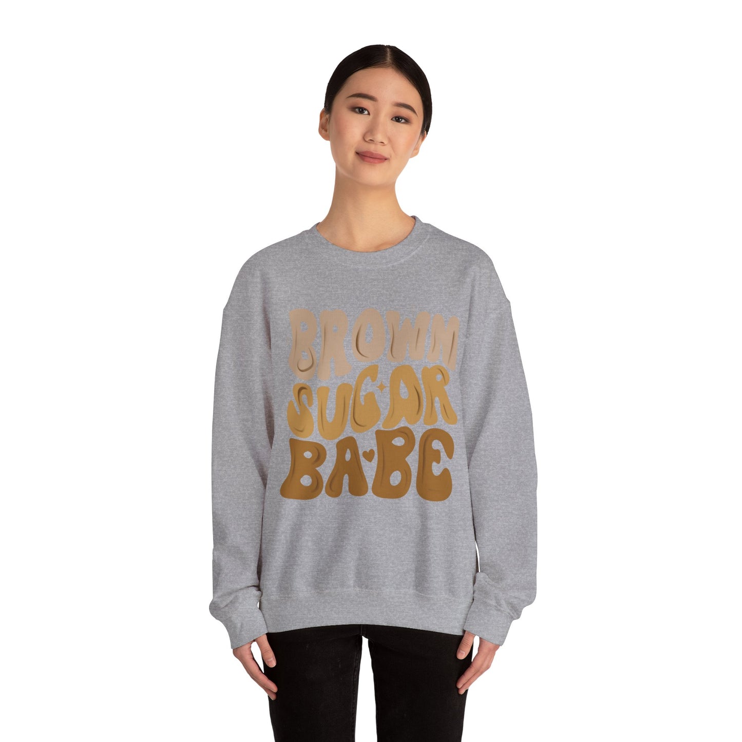 Brown Sugar Babe - Unisex Heavy Blend™ Crewneck Sweatshirt