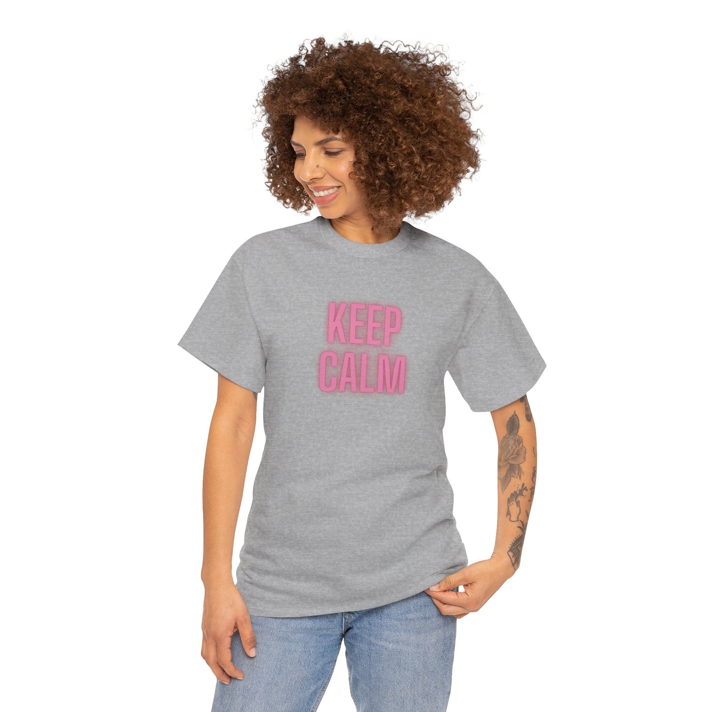 Keep Calm - Unisex Heavy Cotton Tee