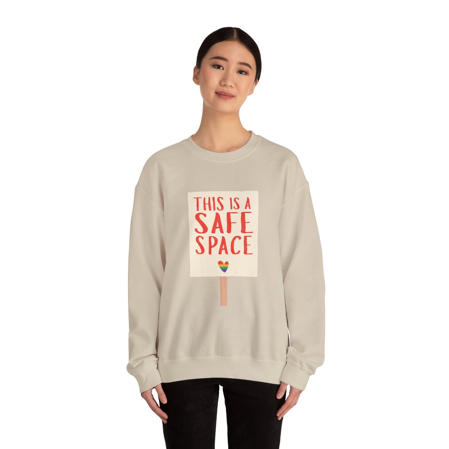 Safe Space | Unisex Heavy Blend™ Crewneck Sweatshirt