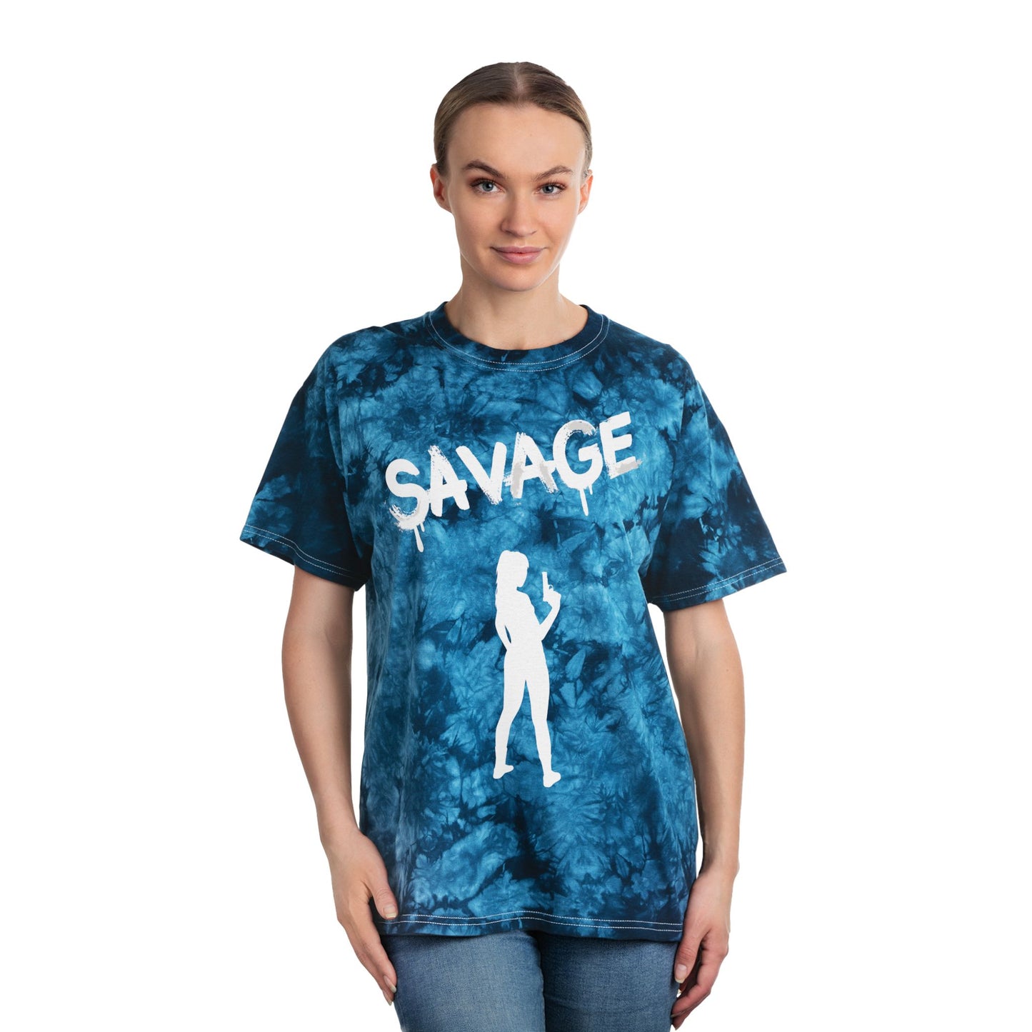 Savage | Tie-Dye Tee, Crystal