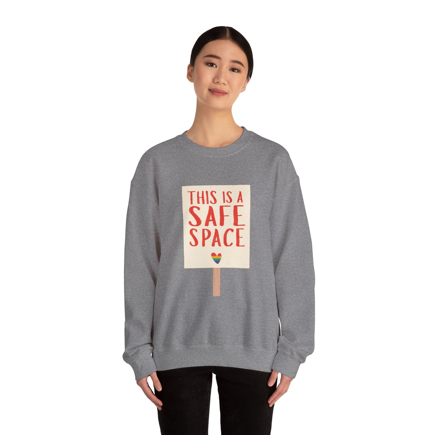 Safe Space | Unisex Heavy Blend™ Crewneck Sweatshirt