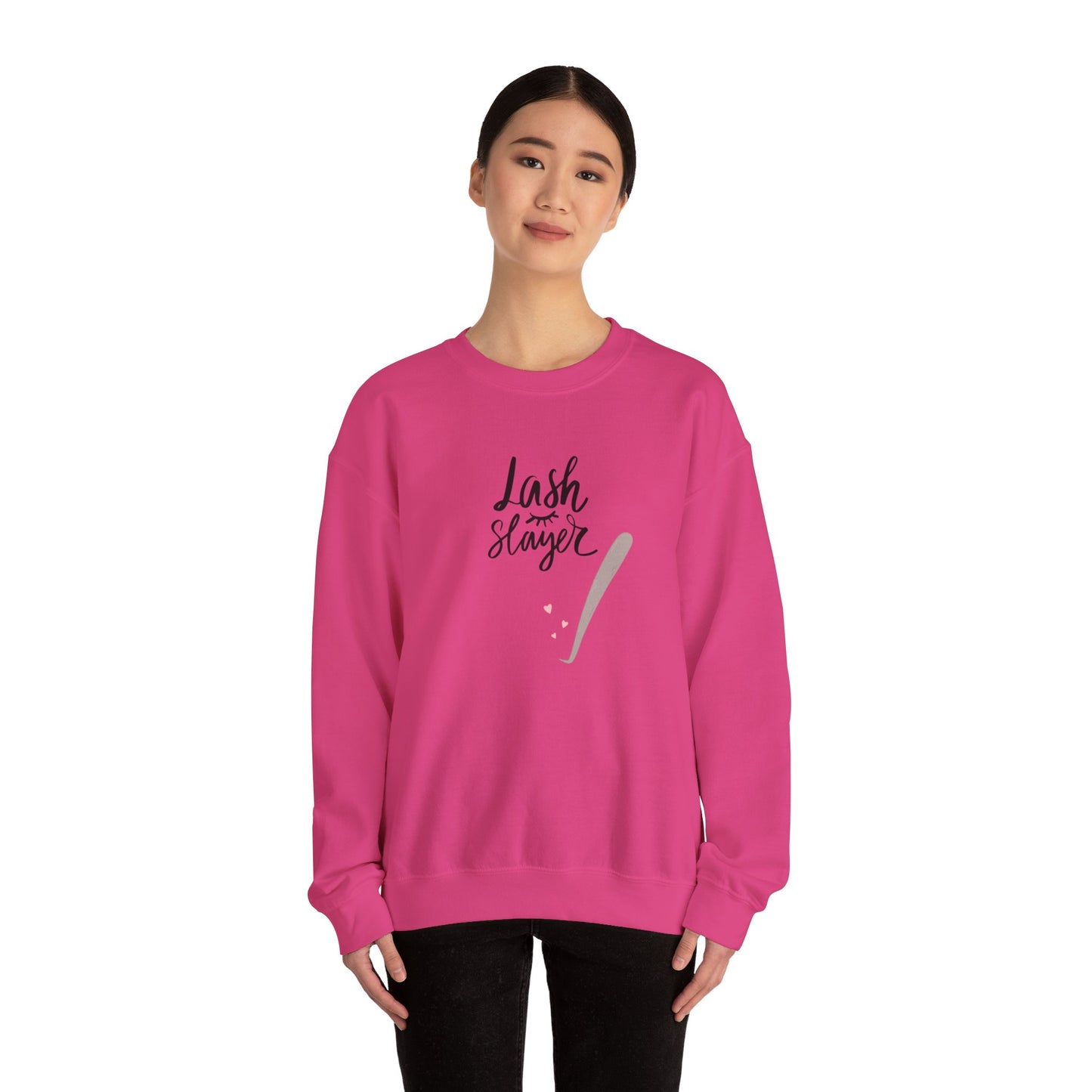 Lash Slayer | Unisex Heavy Blend™ Crewneck Sweatshirt