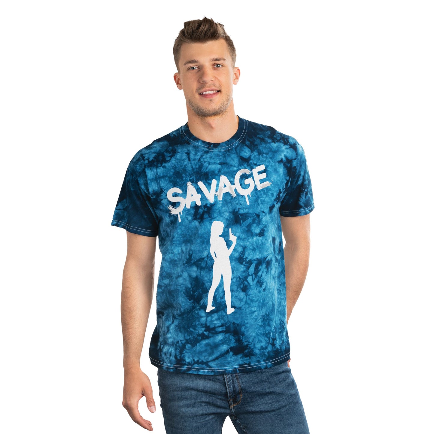 Savage | Tie-Dye Tee, Crystal