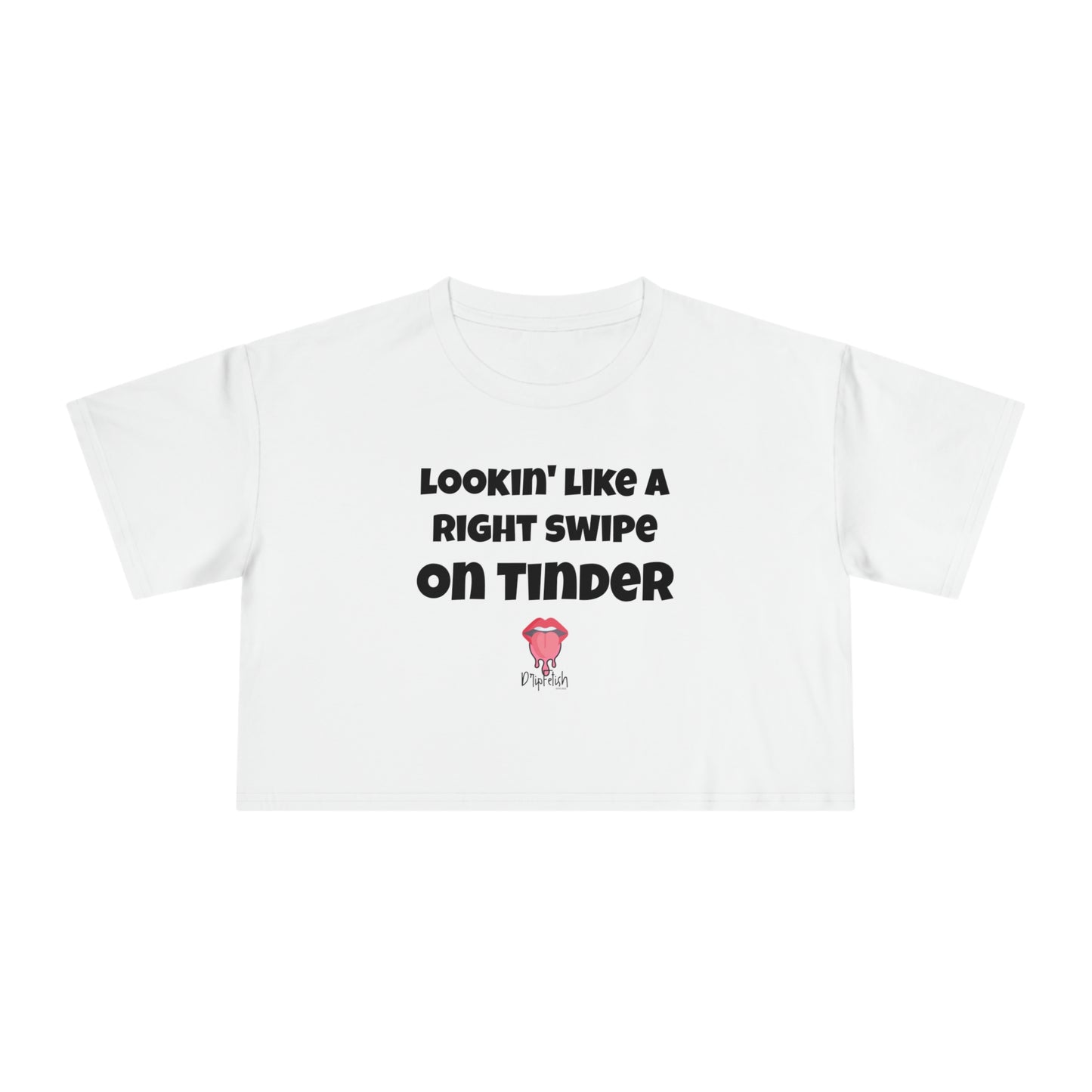 Right Swipe | Tinder - Women's Crop Tee