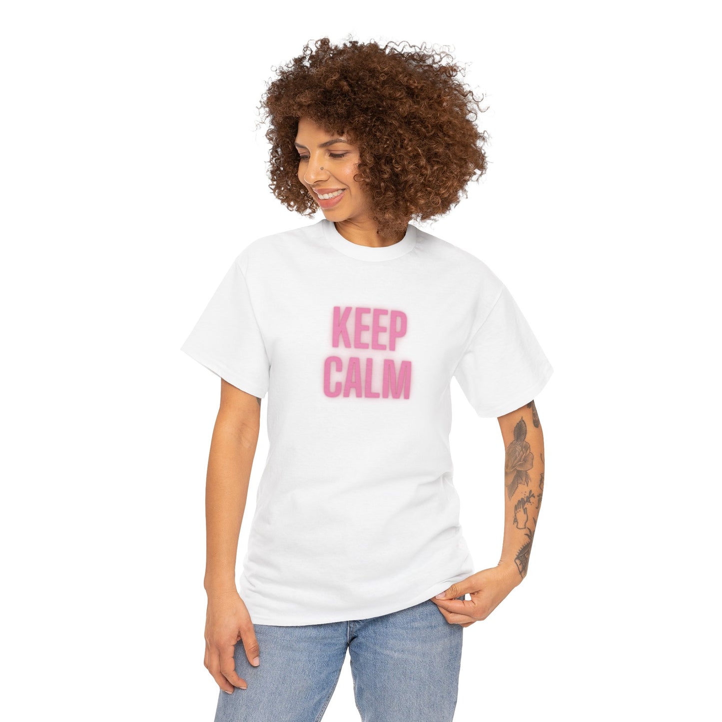 Keep Calm - Unisex Heavy Cotton Tee