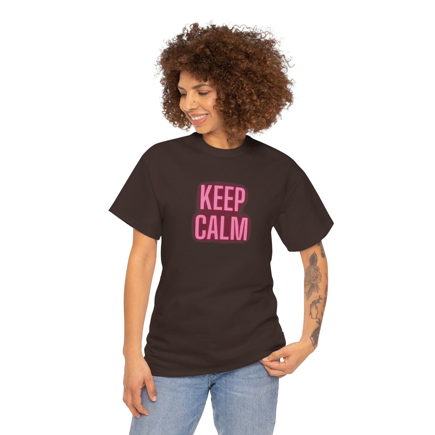 Keep Calm - Unisex Heavy Cotton Tee